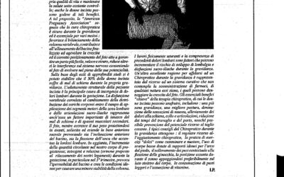 La chiropratica e la gravidanza