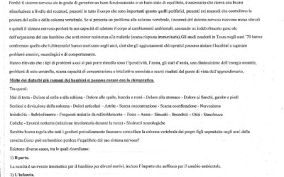 Bambini e chiropratica