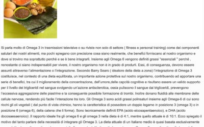 L’importanza degli Omega 3